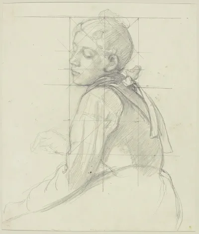 Young Peasant Woman Half Figure