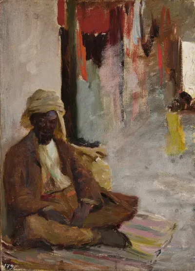 Young Tartar In Bakhchisaray From The Journey To Crimea