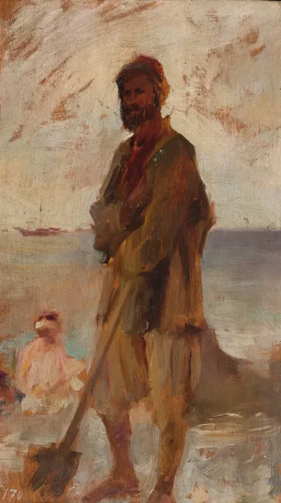 Young Tartar In Gurzuf From The Journey To Crimea