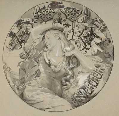 Young Woman Fixing Her Hair