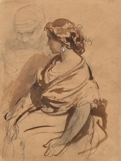Young Woman From Valence
