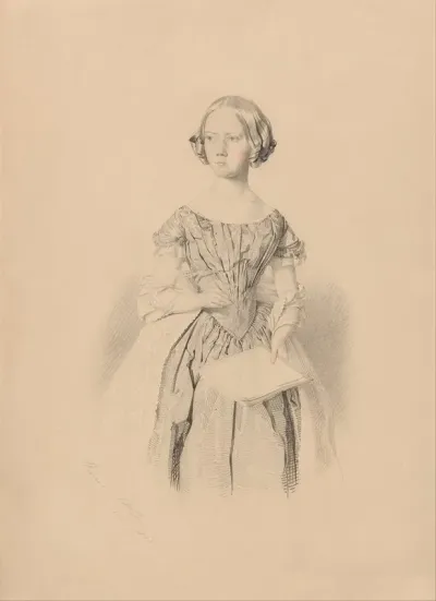Young Woman Holding A Book