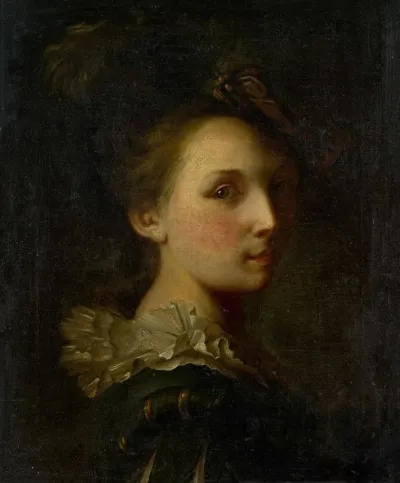 Young Woman In A Spanish Costume Lespagnolette
