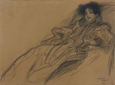 Young Woman In An Armchair