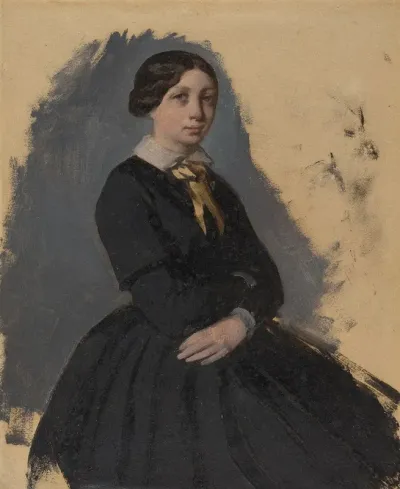 Young Woman In Black