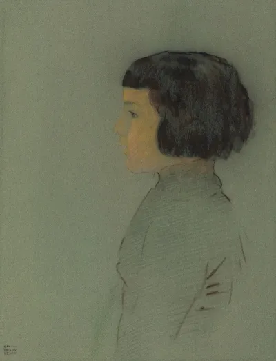 Young Woman In Profile