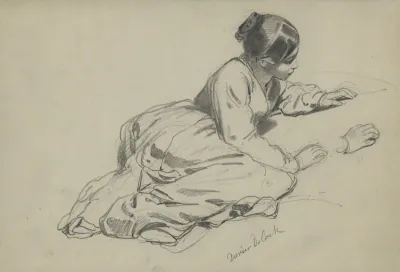 Young Woman Lying Down