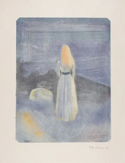 Young Woman On The Beach