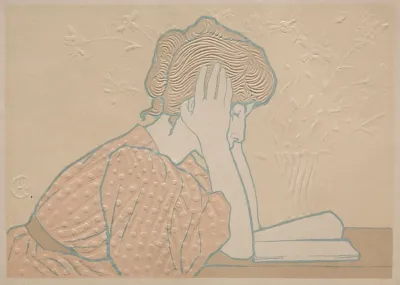 Young Woman Reading 5