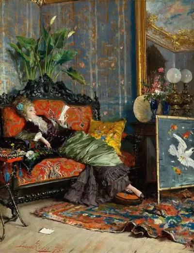 Young Woman Reading