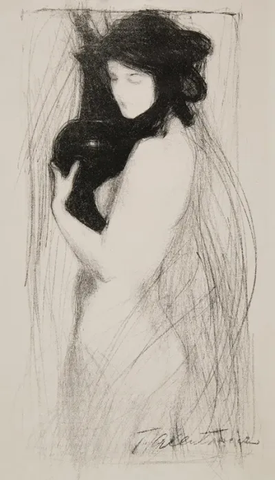 Young Woman With A Vase 2