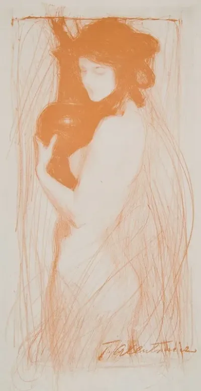 Young Woman With A Vase