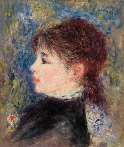 Young Woman With Rose Jeune Fille A La Rose