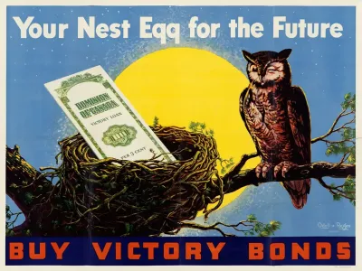 Your Nest Egg For The Future Buy Victory Bonds