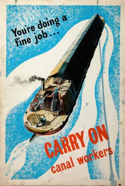 Youre Doing A Fine Job Carry On Canal Workers