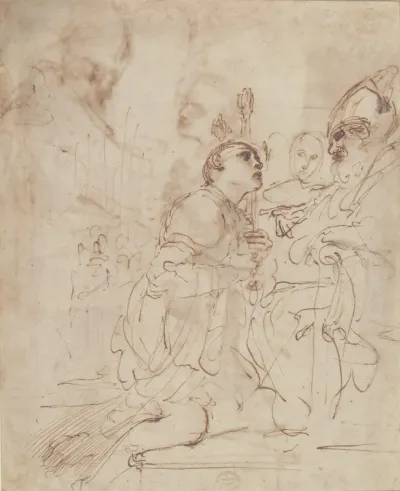 Youth Kneeling Before A Prelate 2