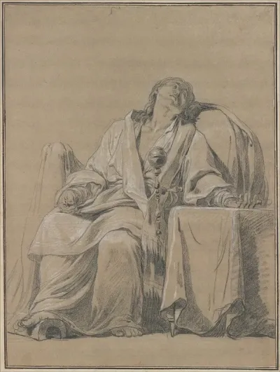 Youth Sleeping In A Chair