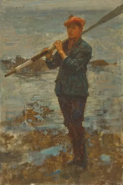 Youth With An Oar