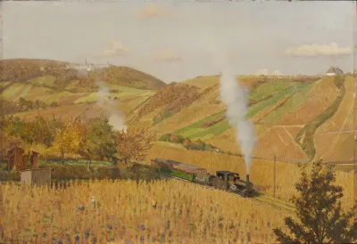 Zahnradbahn Auf Den Kahlenberg