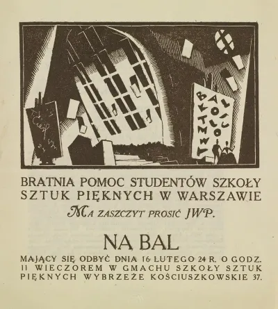 Zaproszenie Na Bal Kostiumowy Szkoly Sztuk Pieknych W Warszawie