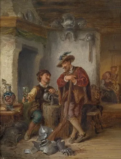 Zechende Soldaten