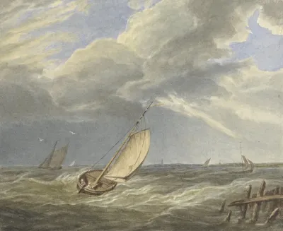 Zeegezicht After Johannes Christiaan Schotel