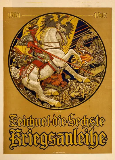Zeichnet Die Sechste Kriegsanleihe 1914 1917