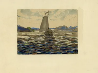 Zeilboot Op Het Water