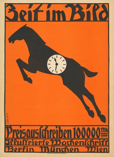 Zeit Im Bild Preisausschreiben 100000mk Berlin Munchen Wien