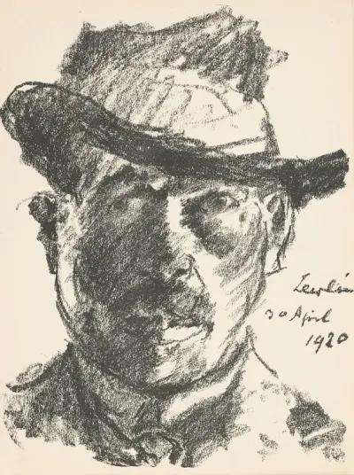 Zelfportret Lovis Corinth