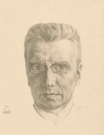 Zelfportret Met Knijpbril