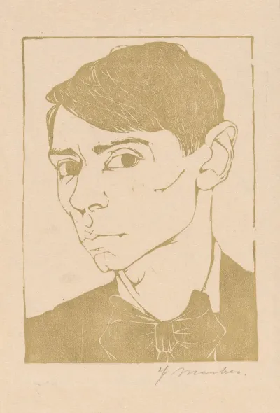 Zelfportret Met Vlinderdas