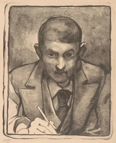 Zelfportret Tekenend 2