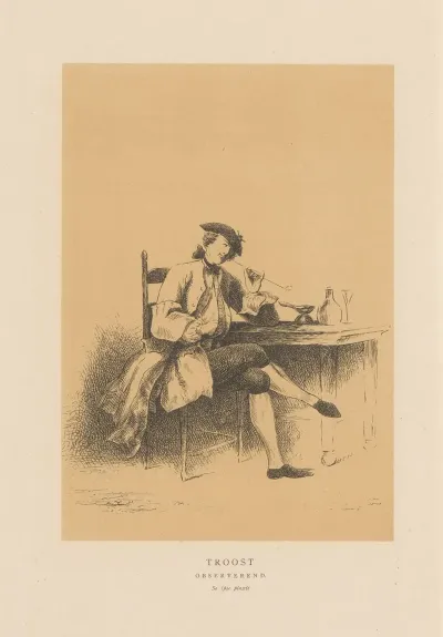 Zelfportret Van Cornelis Troost