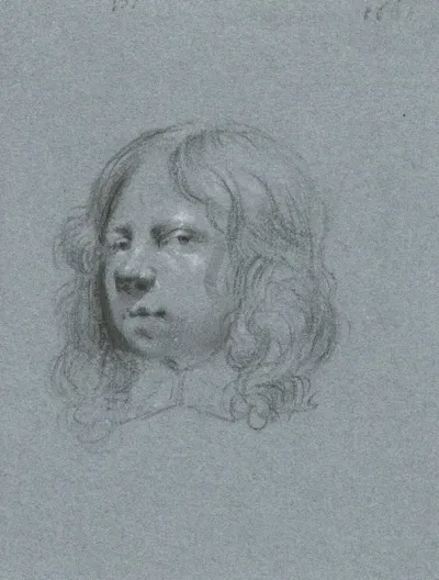 Zelfportret Van Moses Ter Borch Naar Links