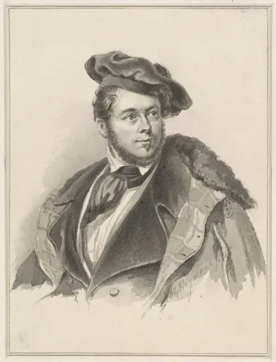 Zelfportret Van Willem George Frederik Heijmans