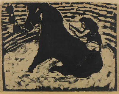 Zirkusreiterin Artistin Auf Schwarzem Pony