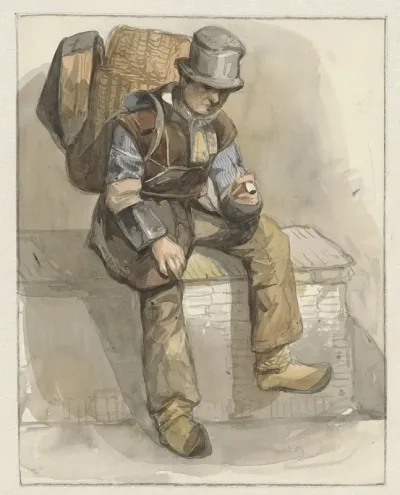 Zittende Marskramer