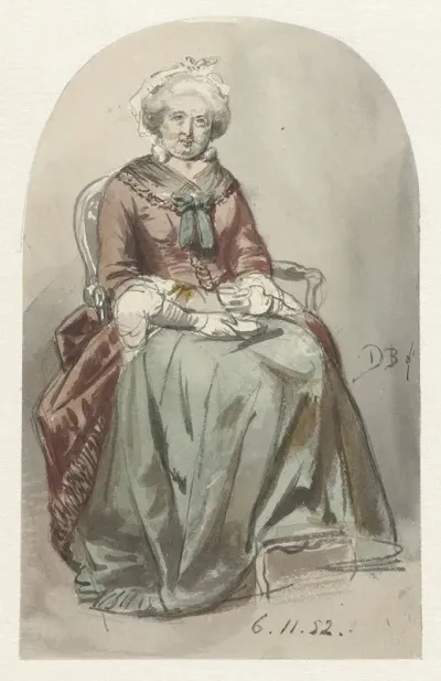 Zittende Oude Dame