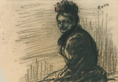 Zittende Vrouw 9