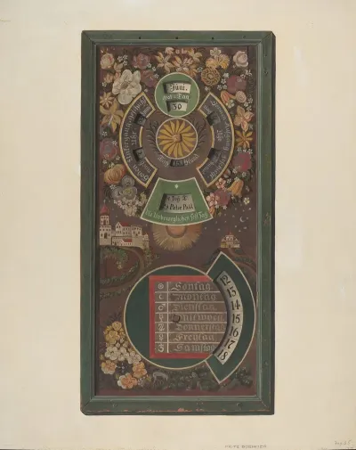 Zoar Calendar