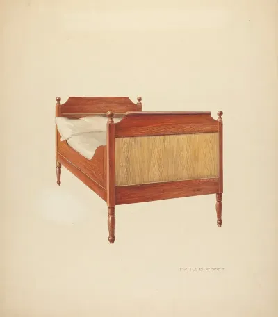 Zoar Sleigh Bed