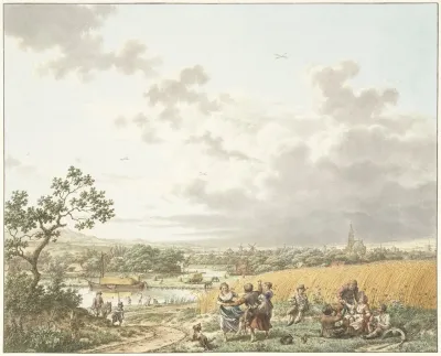 Zomer Middag En Lucht