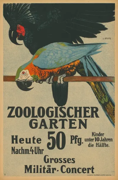 Zoologischer Garten Berlin Heute Nachmittag 4 Uhr Grosses Militar Concert