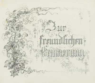 Zur Freundlichen Erinnerung 1852