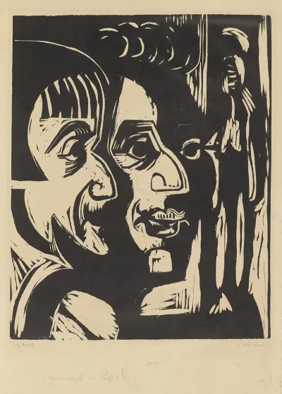Zwei Kopfe Hans Rohner Und Lotte Kraft