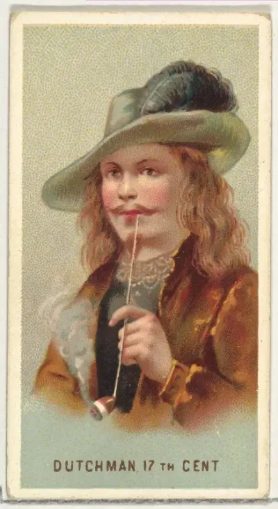 17th Century Dutchman, from World's Smokers series (N33) for Allen & Ginter Cigarettes