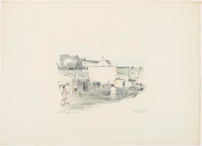1910 alter Weddinger Rummelplatz (Um Berlin)