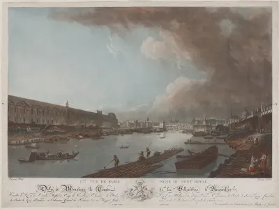 1er Vue de Paris, Pris du Pont Royal