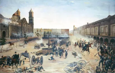 2 de abril de 1867. Entrada del general Porfirio Díaz a Puebla